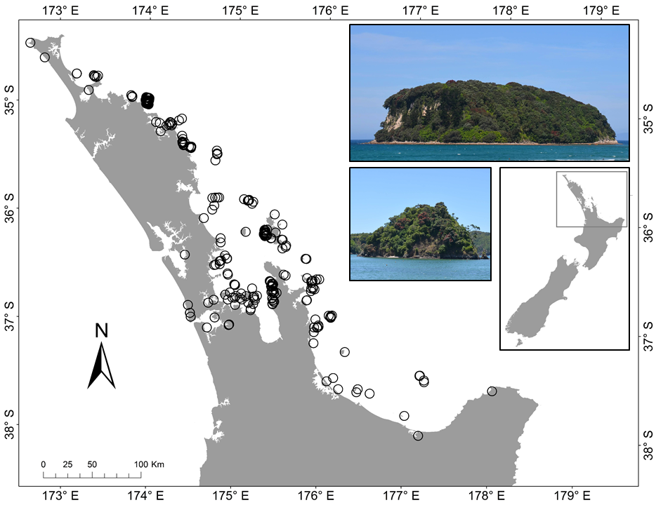 Map of the offshore islands part of this projects